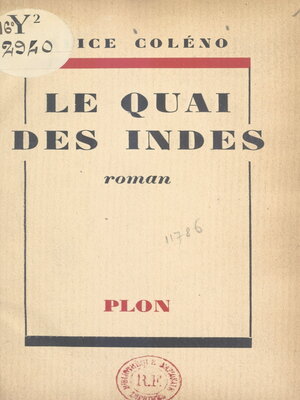 cover image of Le quai des Indes